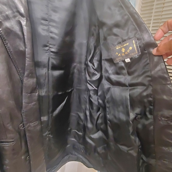 FIne leather jacket, Parri's, size 56, dark brown - Picture 4 of 5